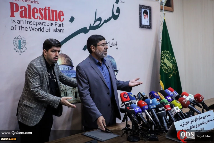 Media Conference of the head of the Intifada and Quds Foundation 5