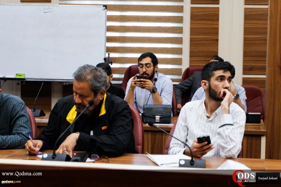 Media Conference of the head of the Intifada and Quds Foundation 7