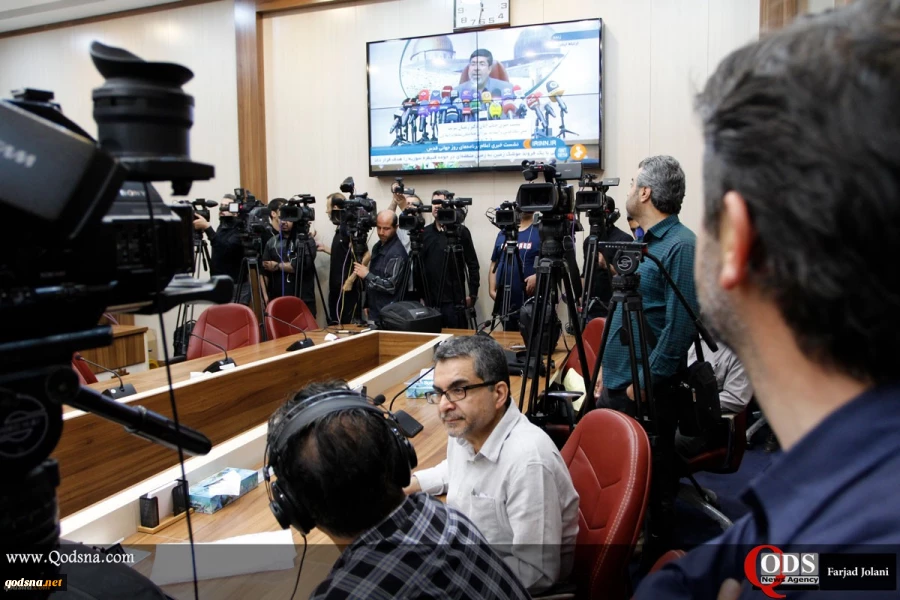 Media Conference of the head of the Intifada and Quds Foundation 8