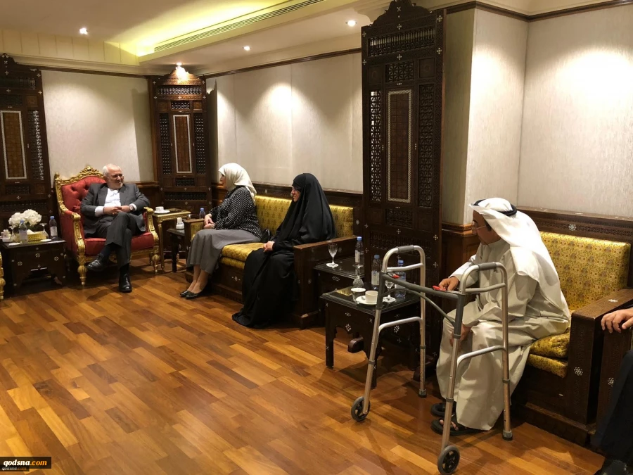 Meeting with Dr. Zarif, members of the Iranian-Kuwaiti Friendship Association 3