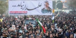 سيل بشري بطهران لتشييع جثمان الشهيد سليماني 2