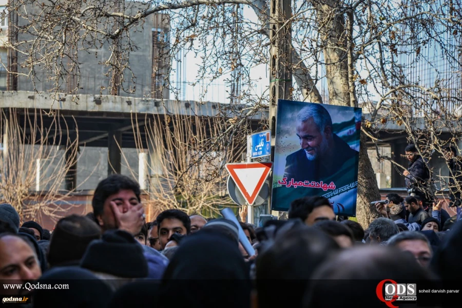 The epic and millions of people in Tehran attend the funeral of Maj. Haj Qasem Soleimani 9