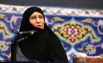 كريمة الإمام الخميني(رض) تنعي 