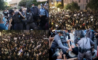 با مشارکت موشه یعالون و عضو کنست برگزار شد؛

تظاهرات گسترده علیه نتانیاهو در قدس/ صهیونیست‎ها خواستار برکناری نخست وزیر شدند