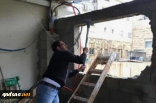 Palestinian forced to demolish his home