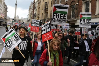 Protests demand end to Britain’s complicity in Zionist regime’s war crimes
