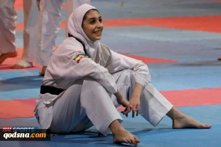 مبارزه یک دختر تکواندوکار ایرانی برای فلسطین در رقابت‌های انتخابی المپیک در آسیا