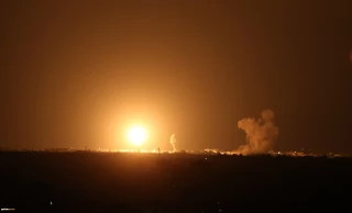 Rocket fired from Gaza at southern Israel