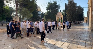 Zionist settlers desecrate Al-Aqsa Mosque