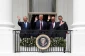 Trump gives awards to top aides for Arab-Israeli deals