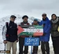 Climbers ascent Chin Kalagh to demonstrate support for Palestine