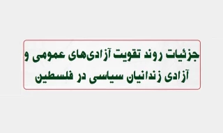 اینفوگرافی/

جزئیات روند تقویت آزادی‌های عمومی و آزادی زندانیان سیاسی در فلسطین