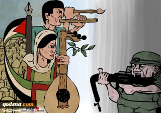 Palestinian's culture and heritage is the best weapon against the Occupation- Cartoon