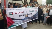 مغربيون يتظاهرون في طنجة وتطوان احتجاجاً على تطبيع المغرب مع الاحتلال وإحياء ليوم الأرض 2