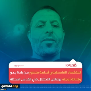 Israeli troops martyr Palestinian, injure his wife in occupied W. Bank