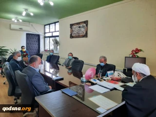 دیدار دبیر و هیات اجرایی جمعیت دفاع از ملت فلسطین استان گیلان با مسئول نهاد نمایندگی سپاه قدس استان گیلان به مناسبت روز جهانی قدس