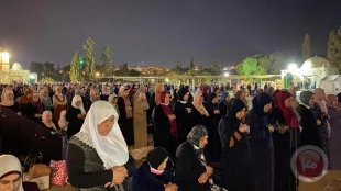 قدرتی که صهیونیست‌ها توان مقابله با آن را ندارند/

تصاویری از حضور باشکوه 90 هزار فلسطینی در مسجدالاقصی در آخرین شب قدر 6