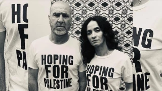 Football legend Cantona backs aid campaign for Palestine