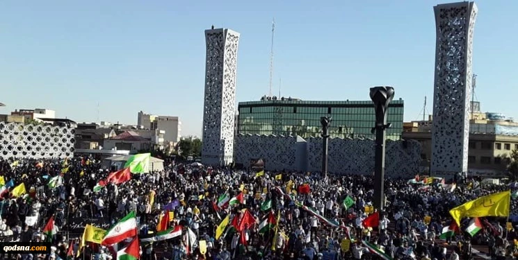 Iranians gather in Tehran to support Palestinian resistance against Zionists
 2