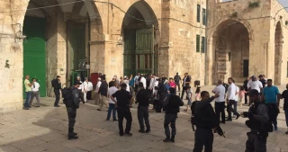 Over 90 Zionist settlers defile Aqsa Mosque