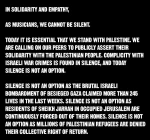 600 international musicians sign letter calling for boycott of Israel
 2