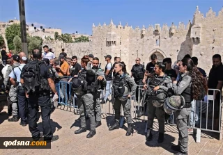 نظامیان صهیونیست منطقه «باب العامود» در قدس اشغالی را بستند