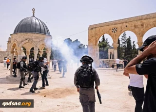 فرار شهرک‌نشینان اشغالگر از محوطه‌های باب العامود از ترس جوانان فلسطینی (فیلم)