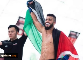 Yazan Jaber of Palestine wins gold medal in finals Asian Championship MMA