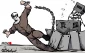 Palestinian captives escape from high-security Israel’s prison-cartoon