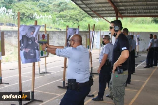 Panama police shoot targets in Arab clothing in Israel-run training course