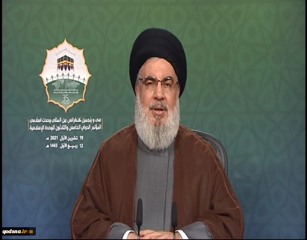 Nasrallah: US, Zionists still after dividing Muslim world
