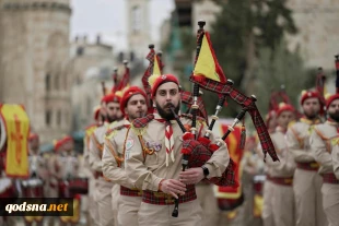 In pictures: Bethlehem marks Christmas Eve amid Covid measures 4
