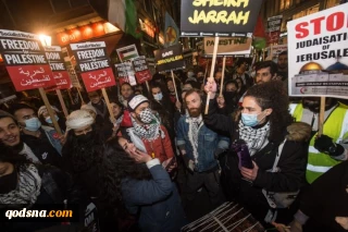 London protest stands with Palestine after Sheikh Jarrah eviction
