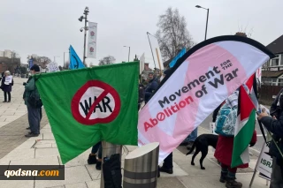 London protests arms fair equipping Israel
