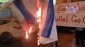 Israeli flag set on fire as Bahrainis protest Bennett’s visit, normalization