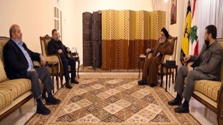 السيد نصر الله يستقبل وفدا رفيعا من حركة حماس
