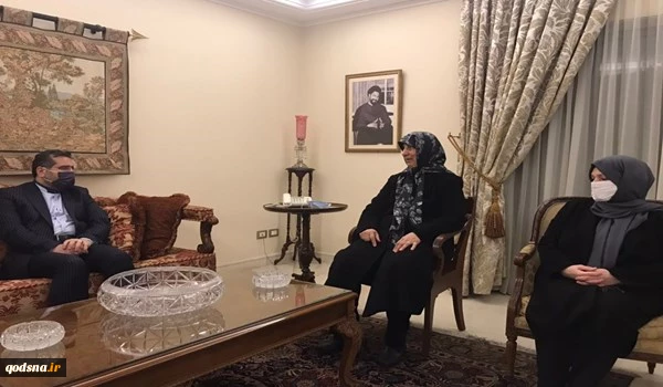 وزير الثقافة الايراني يزور أسرتي الامام موسى الصدر والشهيد عماد مغنية 2