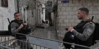 A Palestinian martyred by Israeli occupation fire, occupied Al-Quds