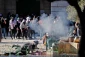 Over 150 60Palestinians injured in clashes at al-Aqsa