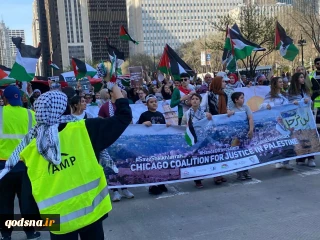 On the eve of the International Quds Day:

Hundreds take part in a rally in Chicago in protest of Israeli raids on Al-Aqsa