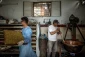 Palestinians prepare traditional sweets for Eid Al Fitr