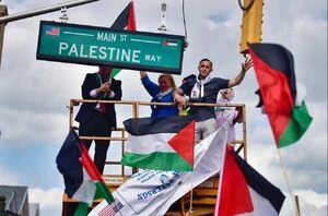 اقدامی بی سابقه در آمریکا؛ تغییر نام یک خیابان به «راه فلسطین»