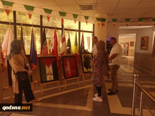 Painting exhibition "Holy Quds, the Eternal Capital of Palestine" held in Qom