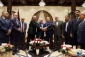 Algerian President meets Haniyeh, Abbas