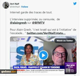 France's TV channel censors journalist calling out Israel's bombing of Gaza