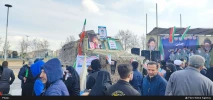 عرض صواريخ باليستية وطائرات مسيرة وصاروخ كروز البحري وناقلات جنود في مسيرات ١١ شباط 3