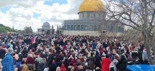 250K worshipers attend second Friday prayer of Ramadan at Al-Aqsa