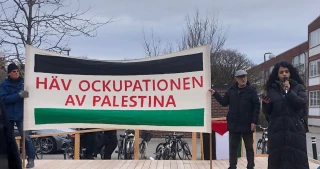 تجمع همبستگی با فلسطین در سوئد