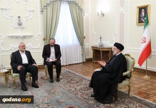 Iran’s Pres. in a meeting with Haniyeh:

Power equation shifting in favor of resistance