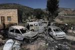 المستوطنون يحرقون ويدمرون أكثر من 140 مركبة للمواطنين جنوب مدينة نابلس ليلة أمس 6